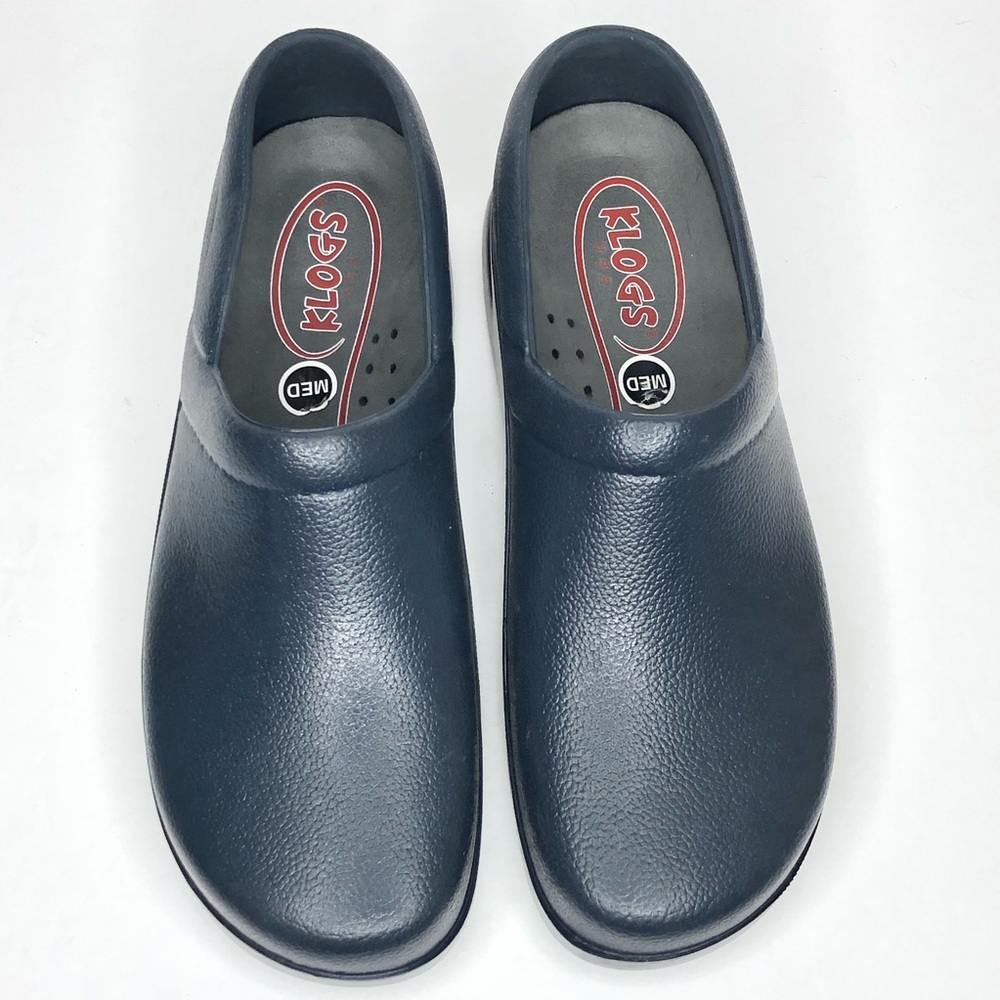 Klogs USA Womens Size 10 Navy Leather Clogs